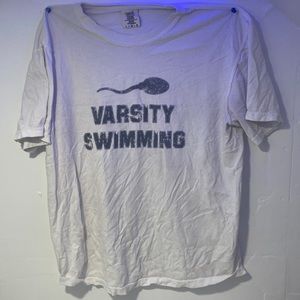 Funny “Varsity Swimming” tee